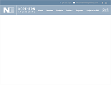 Tablet Screenshot of northernengineering.com